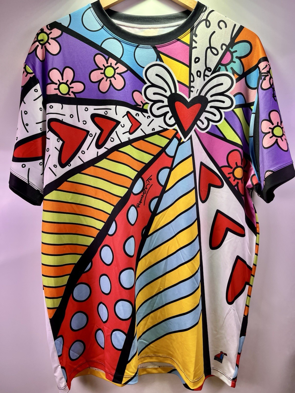 Carnival By Britto Multicolored Men’s Shirt Size L Colorful Artistic Design