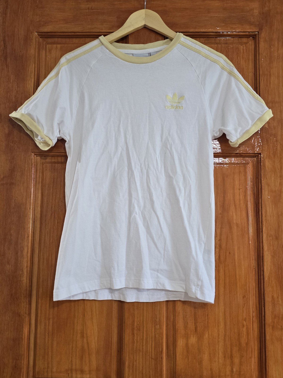 NWOT MENS ADIDAS ORIGINALS CALIFORNIA 3 STRIPES SHIRT ~SIZE MEDIUM RARE!
