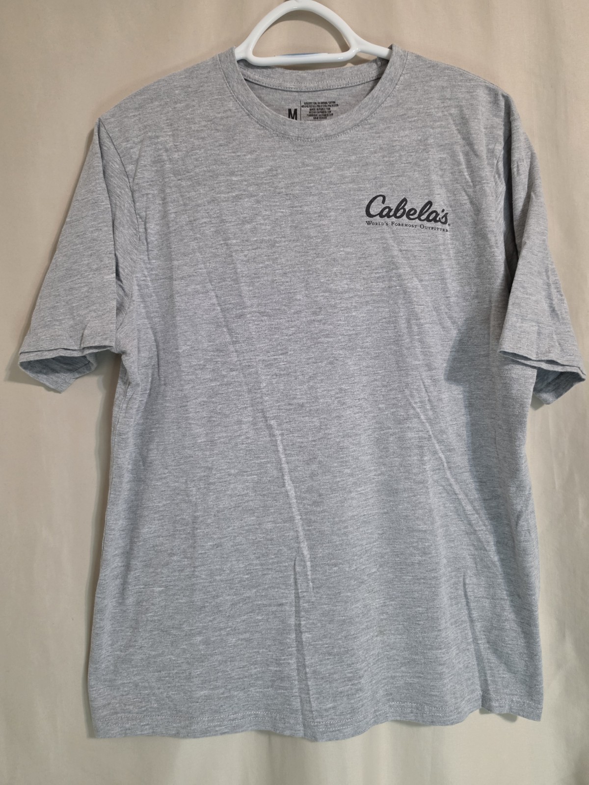Men’s Grey Short Sleeve T-Shirt By Cabelas Never Leave Home Without Your Wingman