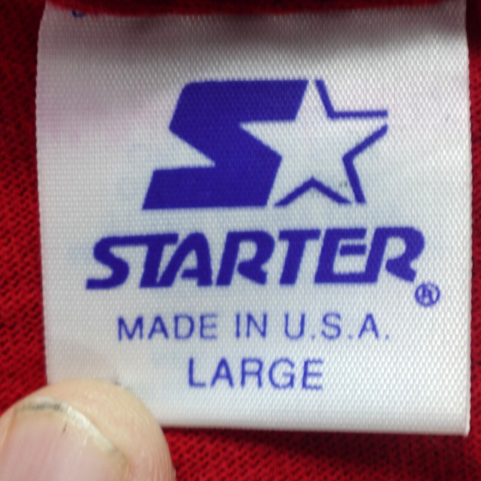 Vintage Starter Cincinnati Reds T Shirt Men’s Size L Single Stitch Short Sleeve