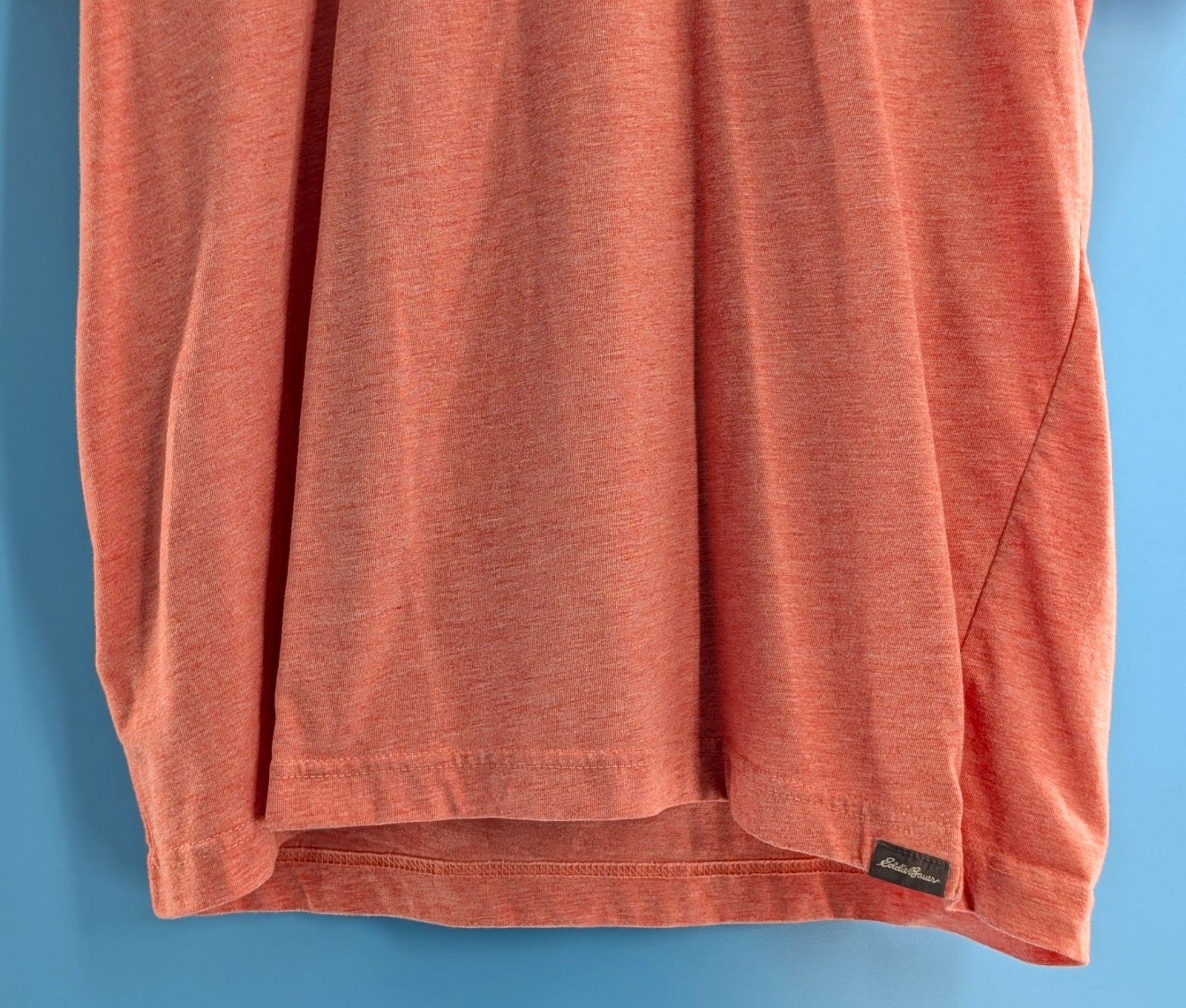 Eddie Bauer Men’s Short Slv. Legend Wash T-shirt Coral Heather Size Med. EUC