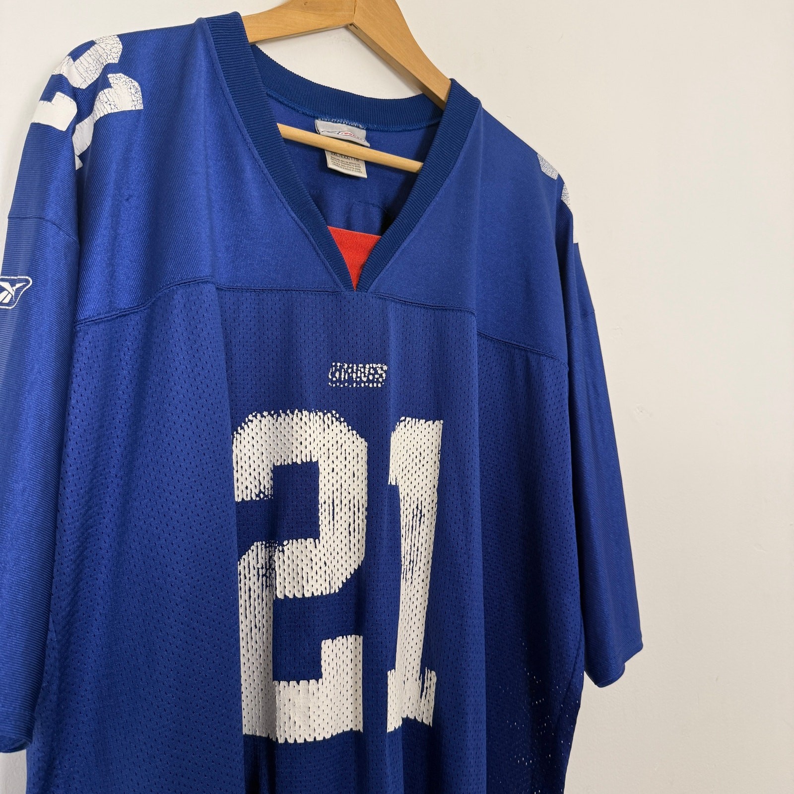 Vintage Y2K New York Giants NYC Tiki Barber NFL Football Sports Jersey XXL Blue