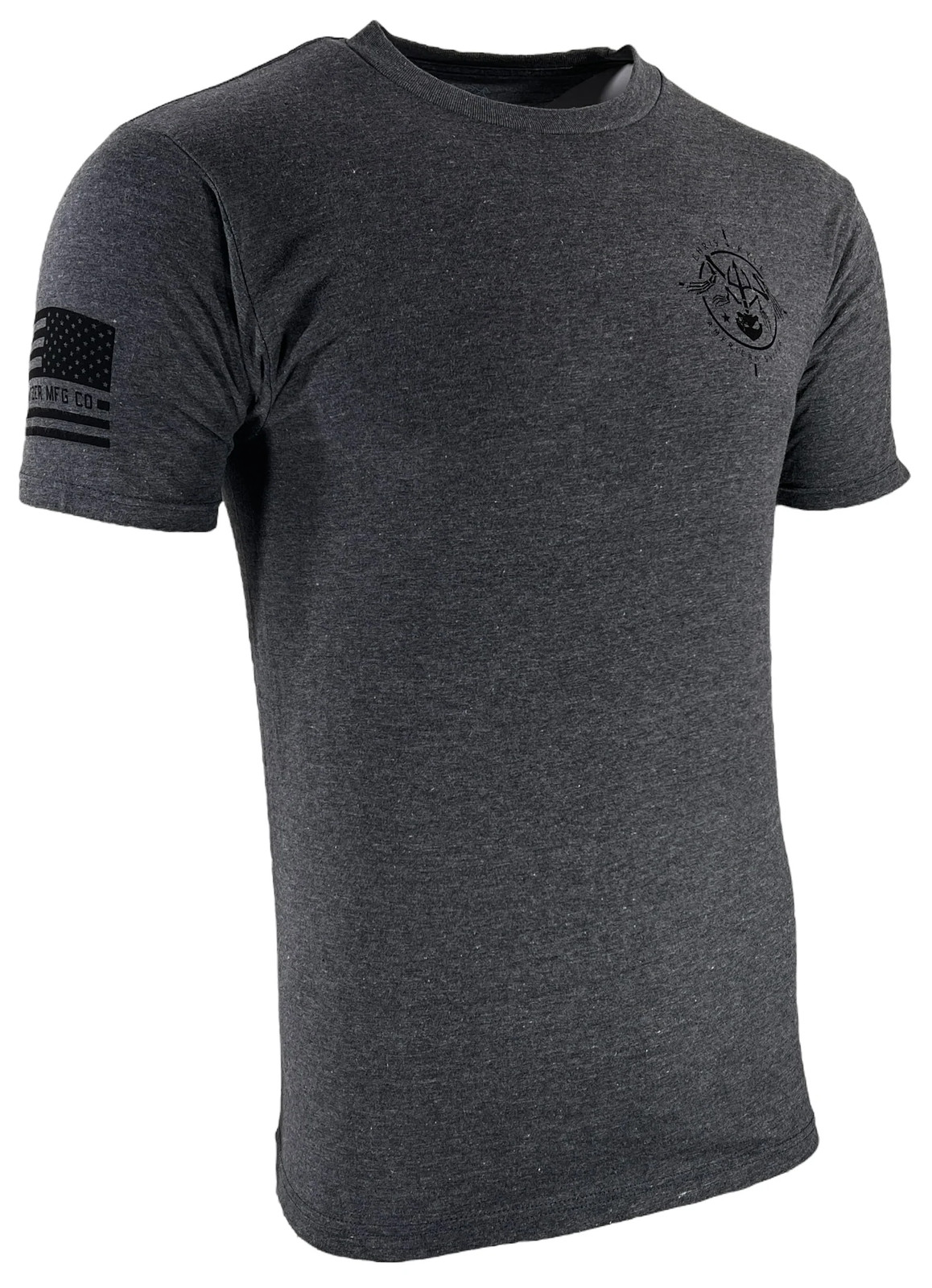 Howitzer Style Men’s T-Shirt CHRIS KYLE CIRCLE SHIELD Military Grunt MFG