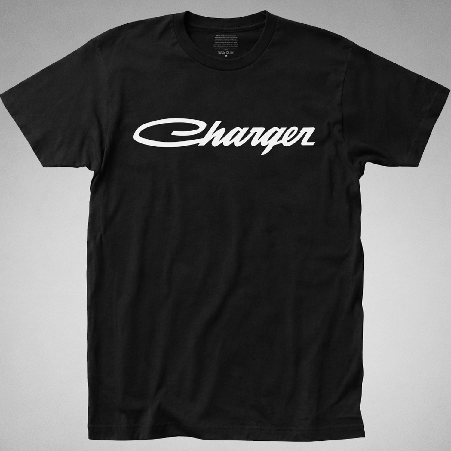 CHARGER T-SHIRT logo Dodge Classic Muscle Car 70s SRT Hellcat scat SXT/GT R/T