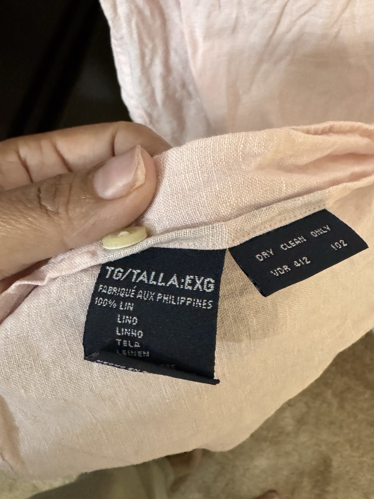 Nautica 100% Linen Short Sleeve Button-Up Shirt – Men’s XL