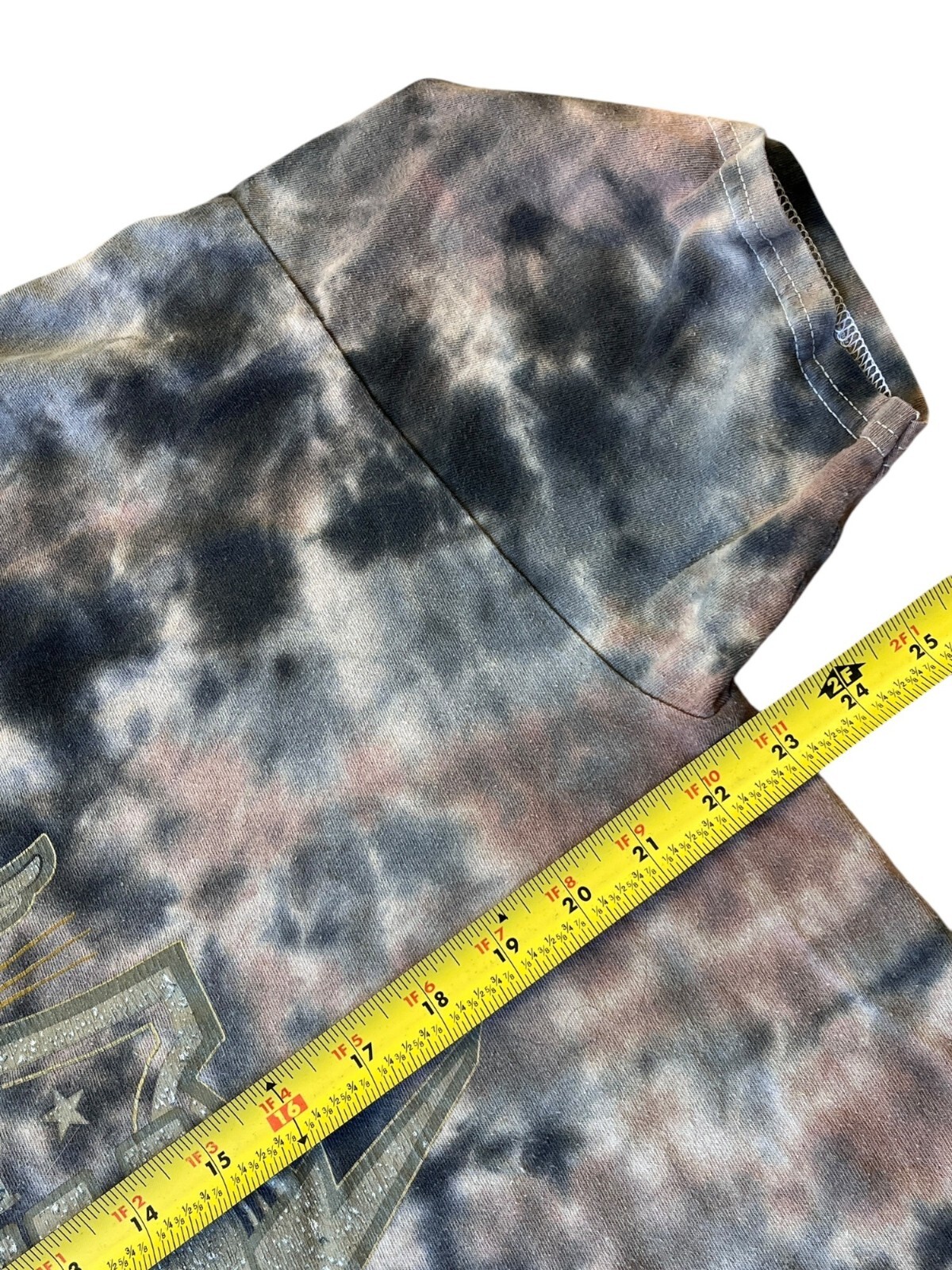 Johnny Cash T-Shirt Mens L-Xl 46 “Chest Brown Tie Dyed Graphic Western Music