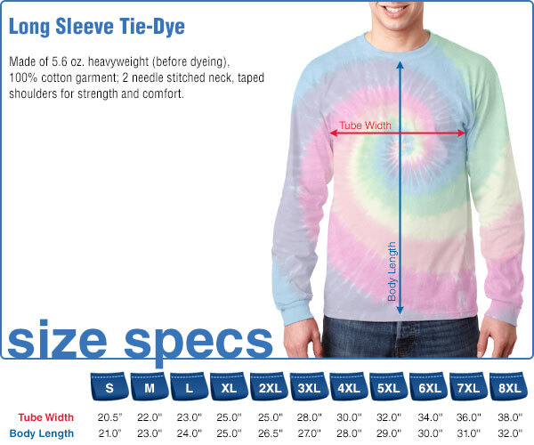 GRATEFUL DEAD-BEACH BEAR BINGO-Summer-2 SD Long Sleeve TIE DYE T-SHIRT M-L-XL-2X