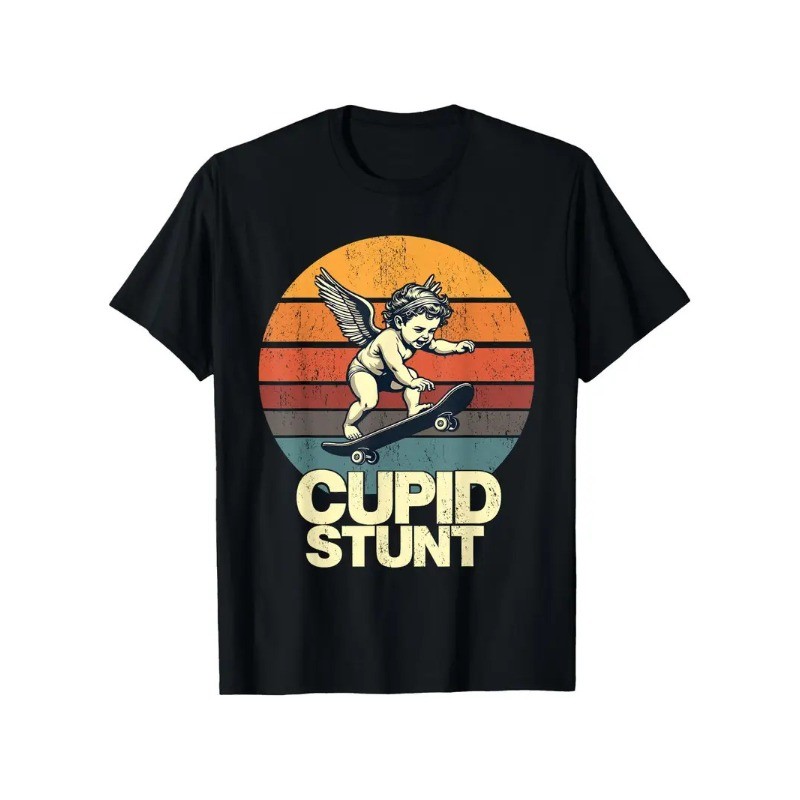 Men’S Cotton Cupid Stunt Funny Sarcastic Offensive Humor Embarrassing T-Shirt