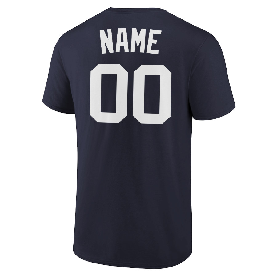 Custom Personalized T-Shirt New York Player Name and Number Soft Jersey Tee