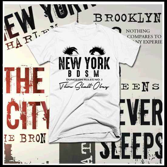 BDSM T-Shirt gimp NYC Bondage dominatrix femdom gag Sensory Deprivation