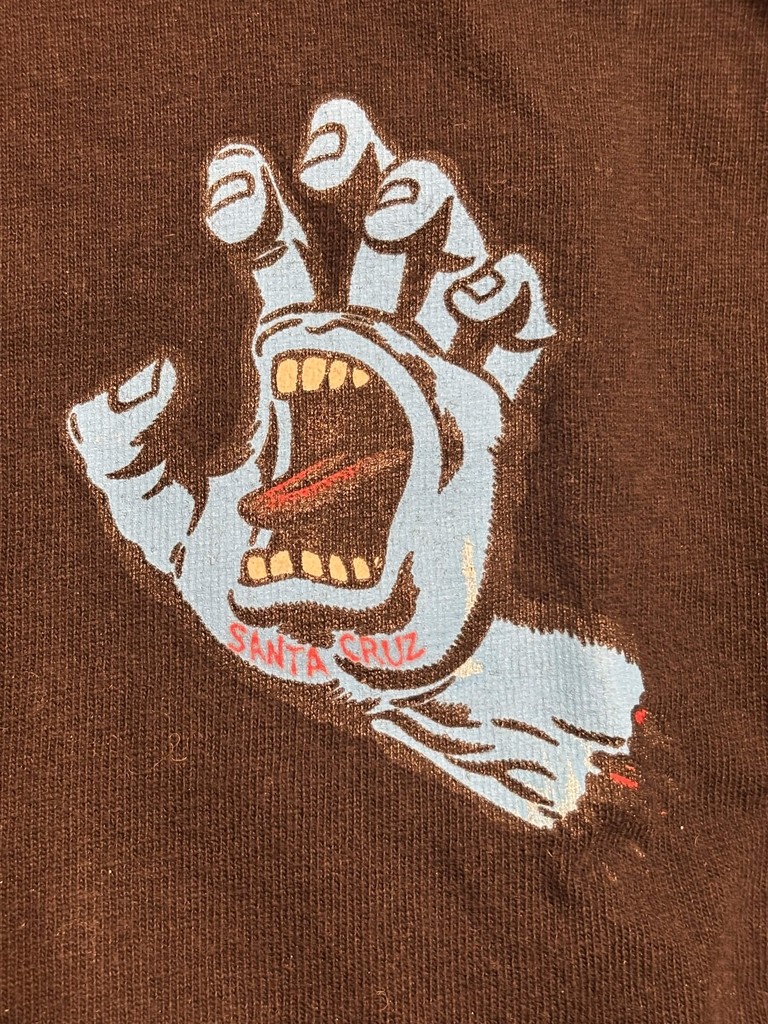 Santa Cruz Screaming Hand Logo Long Sleeve T-Shirt Size L Mens Black Skate