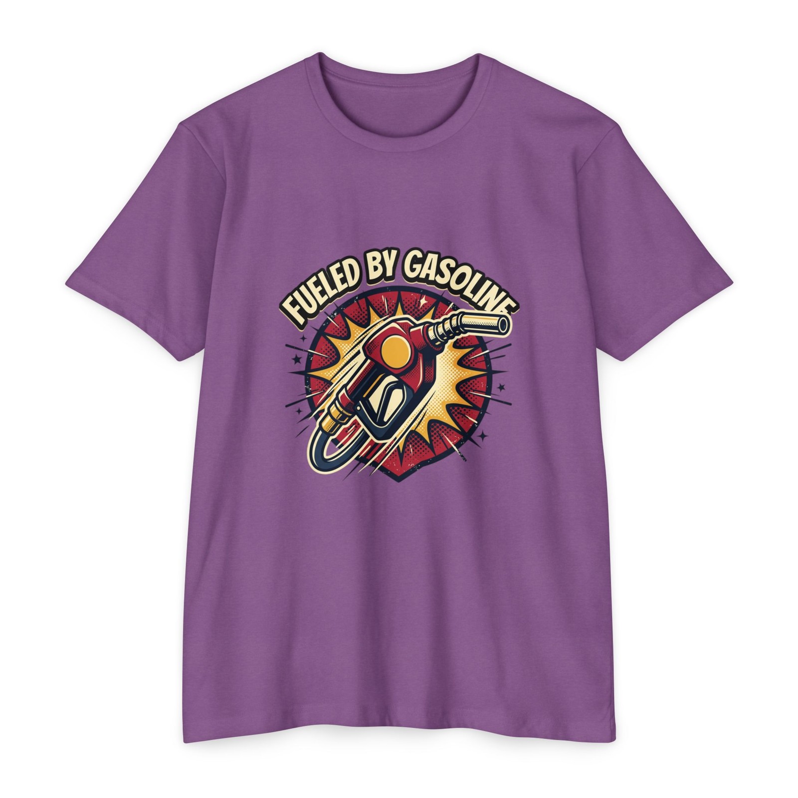 Fueled by Gasoline T-shirt | Gas Pump Retro Graphic Tee