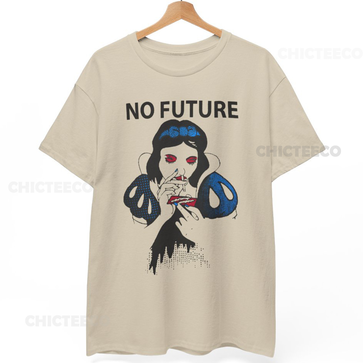 NO FUTURE Snow Whi*e Seditionaries 70s Punk Vivienne Westwood Unisex Tee