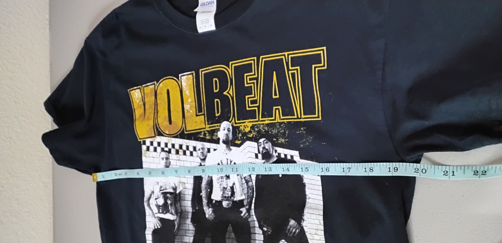 Volbeat 2017 North America Tour Concert T-Shirt Band Picture Adult Size Medium