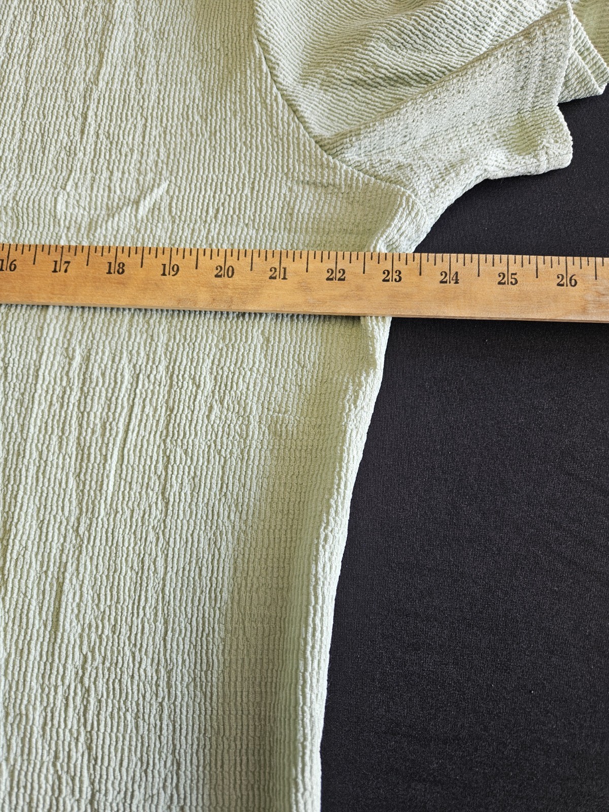 Coofandy Men’s Waffle Knit Henley Short Sleeve Shirt – Green Size Large