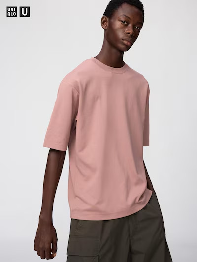 UNIQLO U AIRism Oversized T-Shirt Unisex Cotton Blend All Colors Available Stree