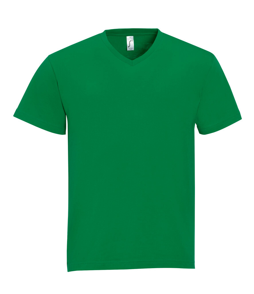 SOLs Mens Plain Summer Weight Vee V-Neck Cotton Tee T-Shirt S-3XL Regular Fit