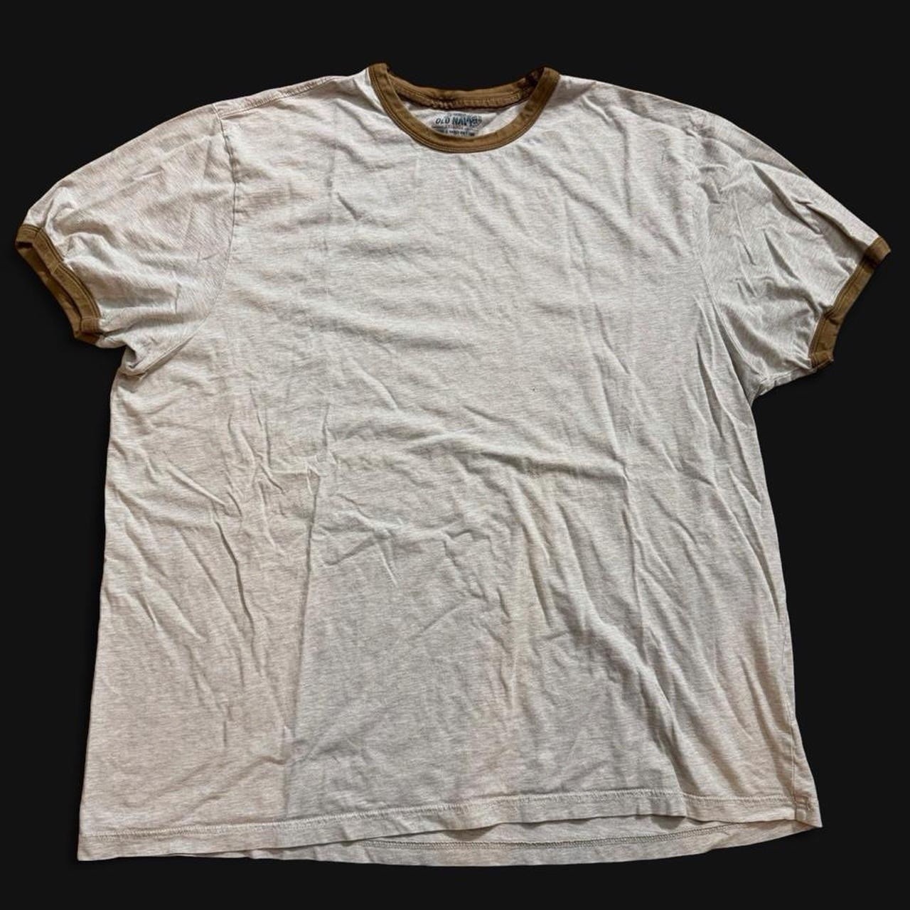 Vintage Old Navy Ringer T-Shirt Size 2XL Neutral Skate Y2K 2000s