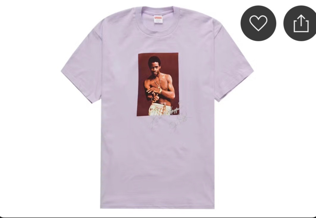 Supreme Al Green Tee Light Purple