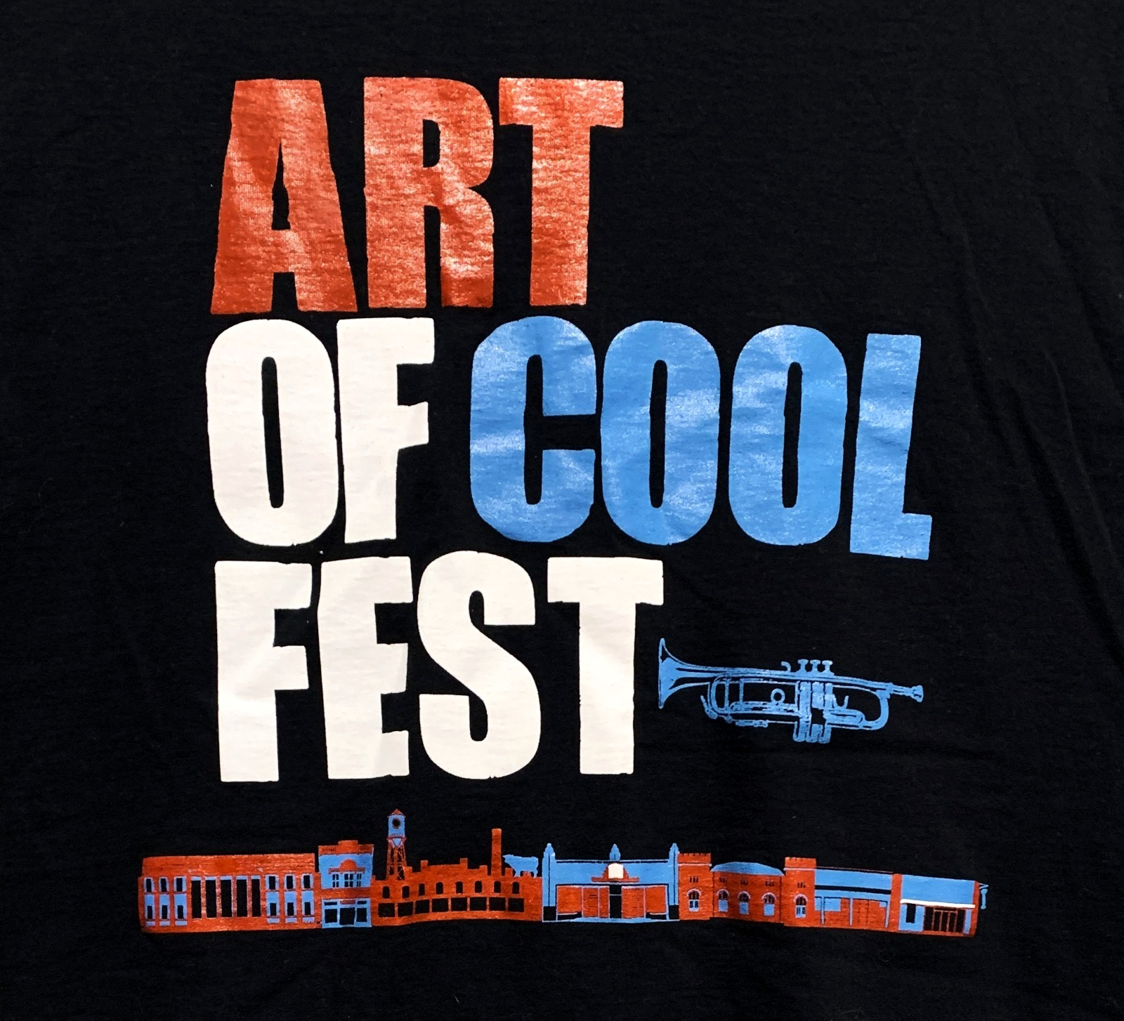 T-Shirt MED “Art Of Cool Fest” Durham, North Carolina T-Shirt