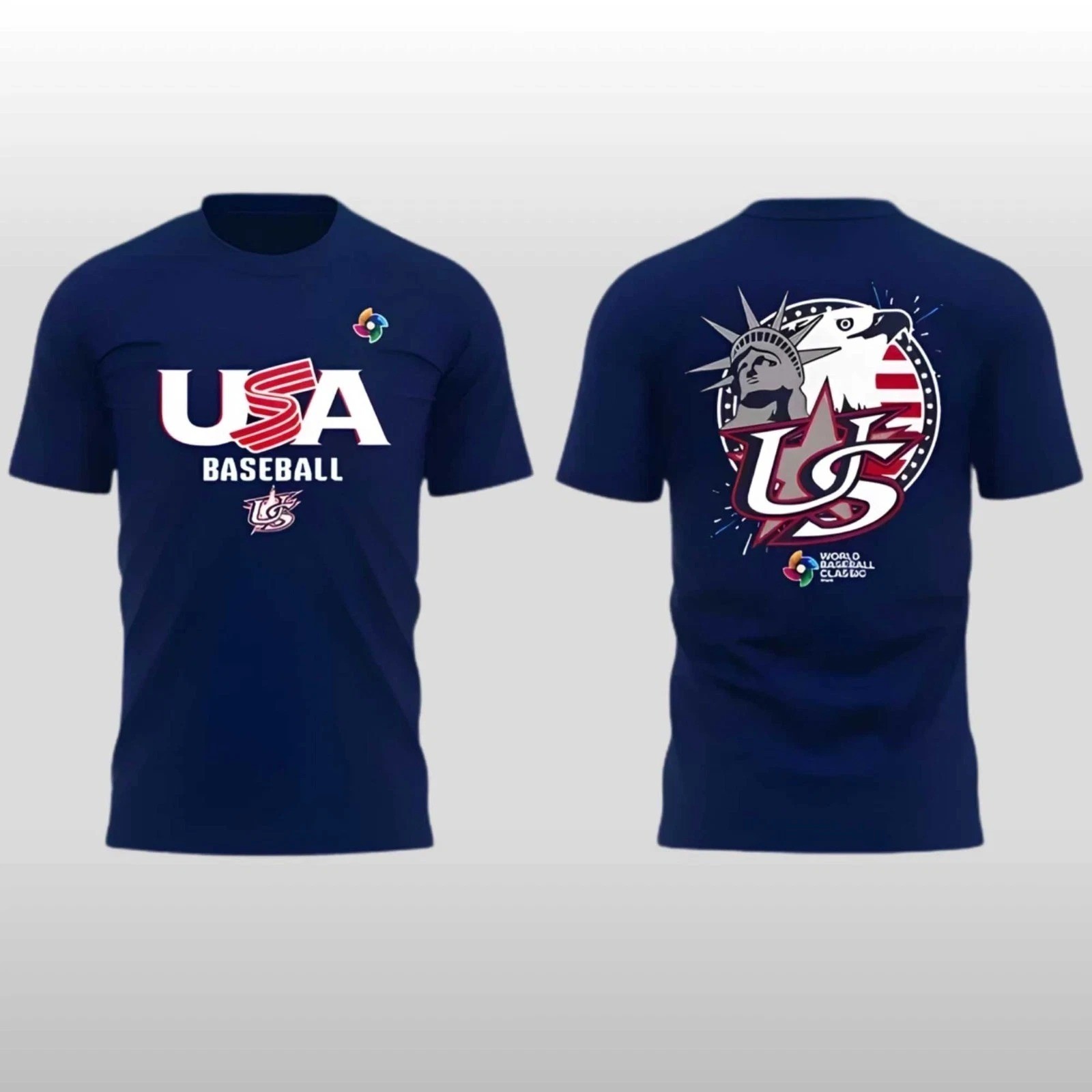 2026 World Baseball Classic USA Team T Shirt or hoodie All size S-5 XL