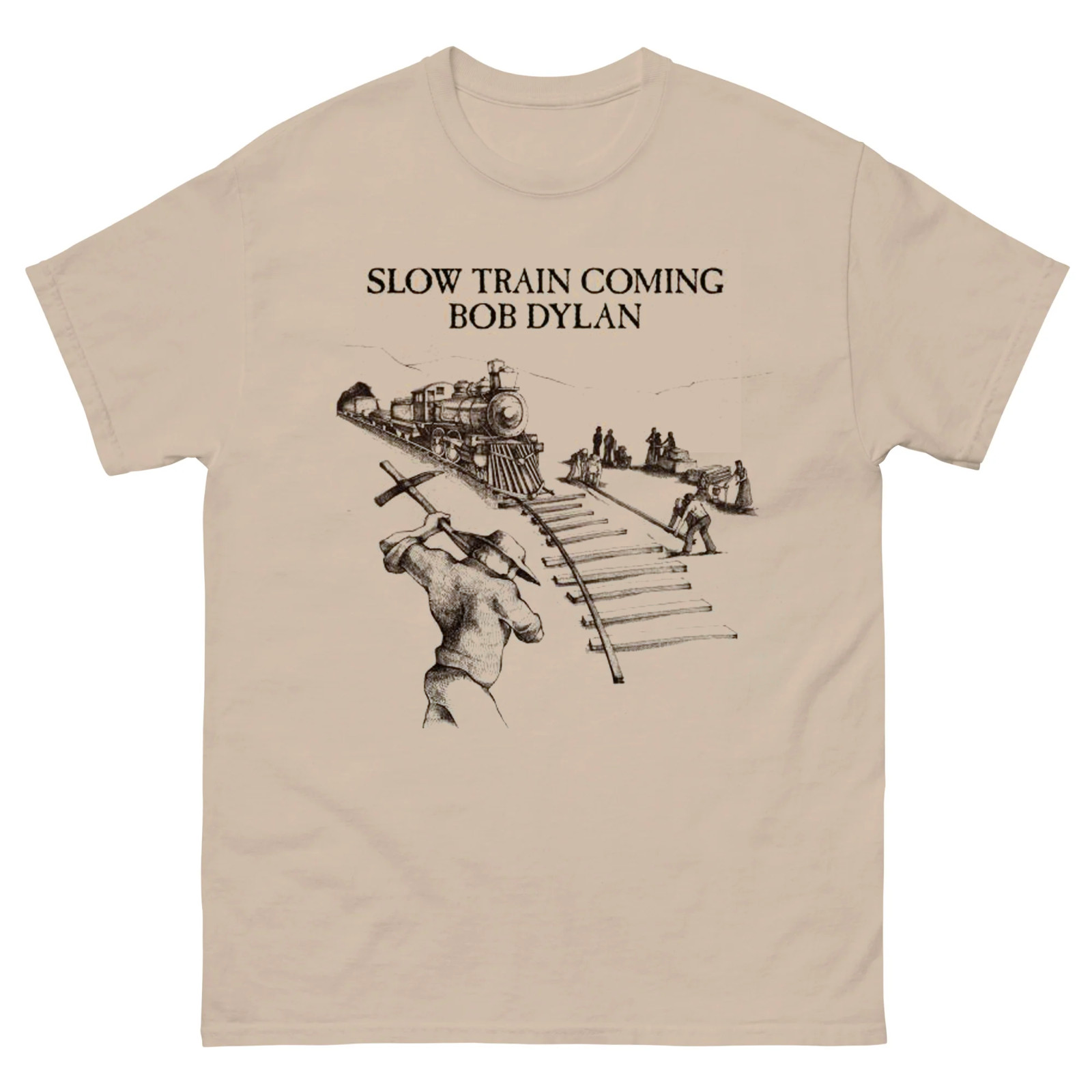Slow Train Coming – Bob Dylan Men and Women Short Sleeve S–4XL T-Shirt TD182