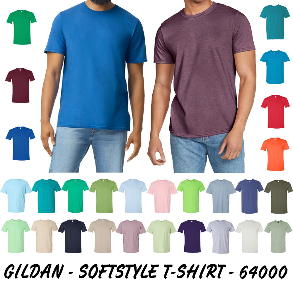 Gildan – Softstyle T-Shirt – 64000 Basic Unisex Classic Fit T-Shirt