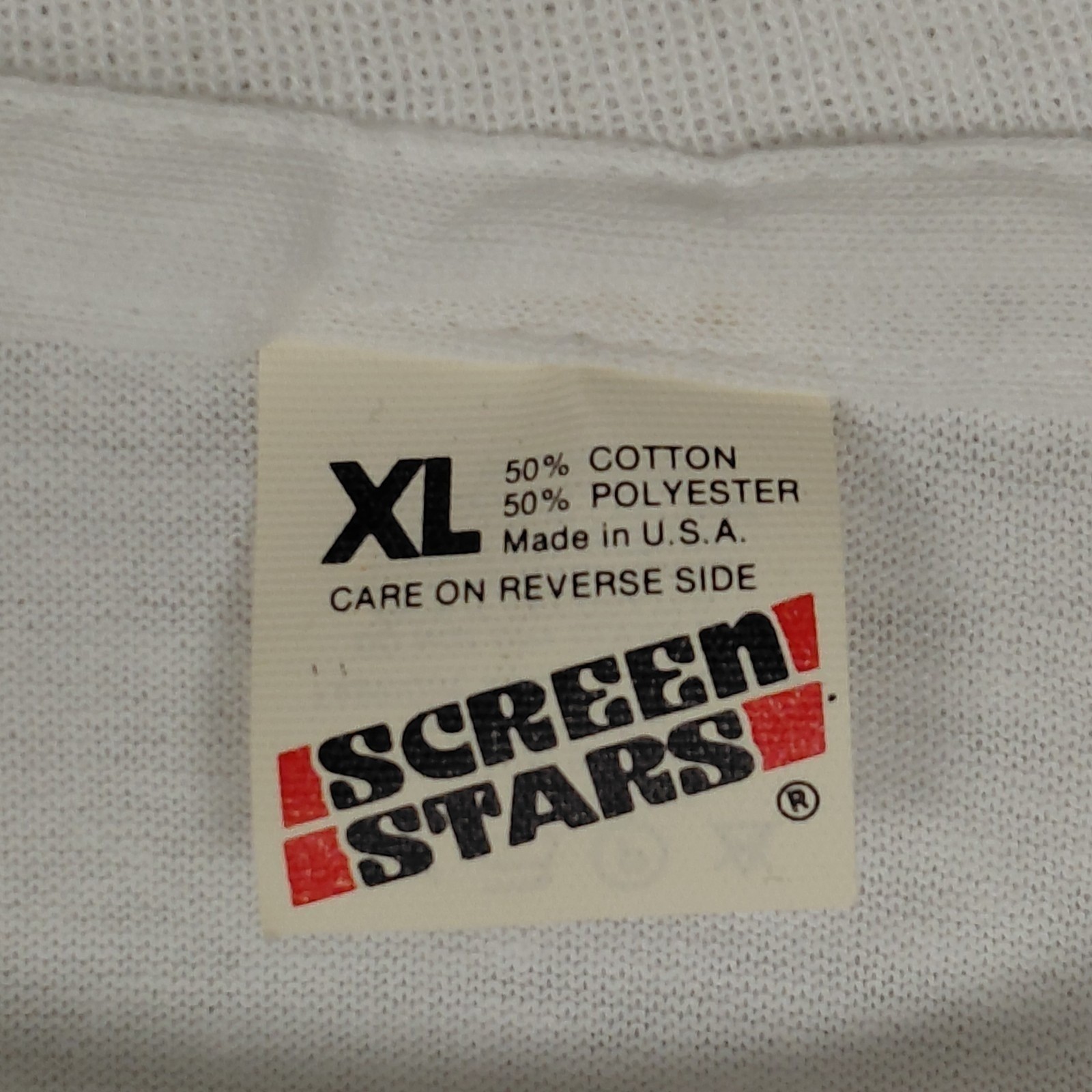 Vintage XL Screen Stars T Shirt Fishing Single Stitch Retired NORSK Cartoon USA