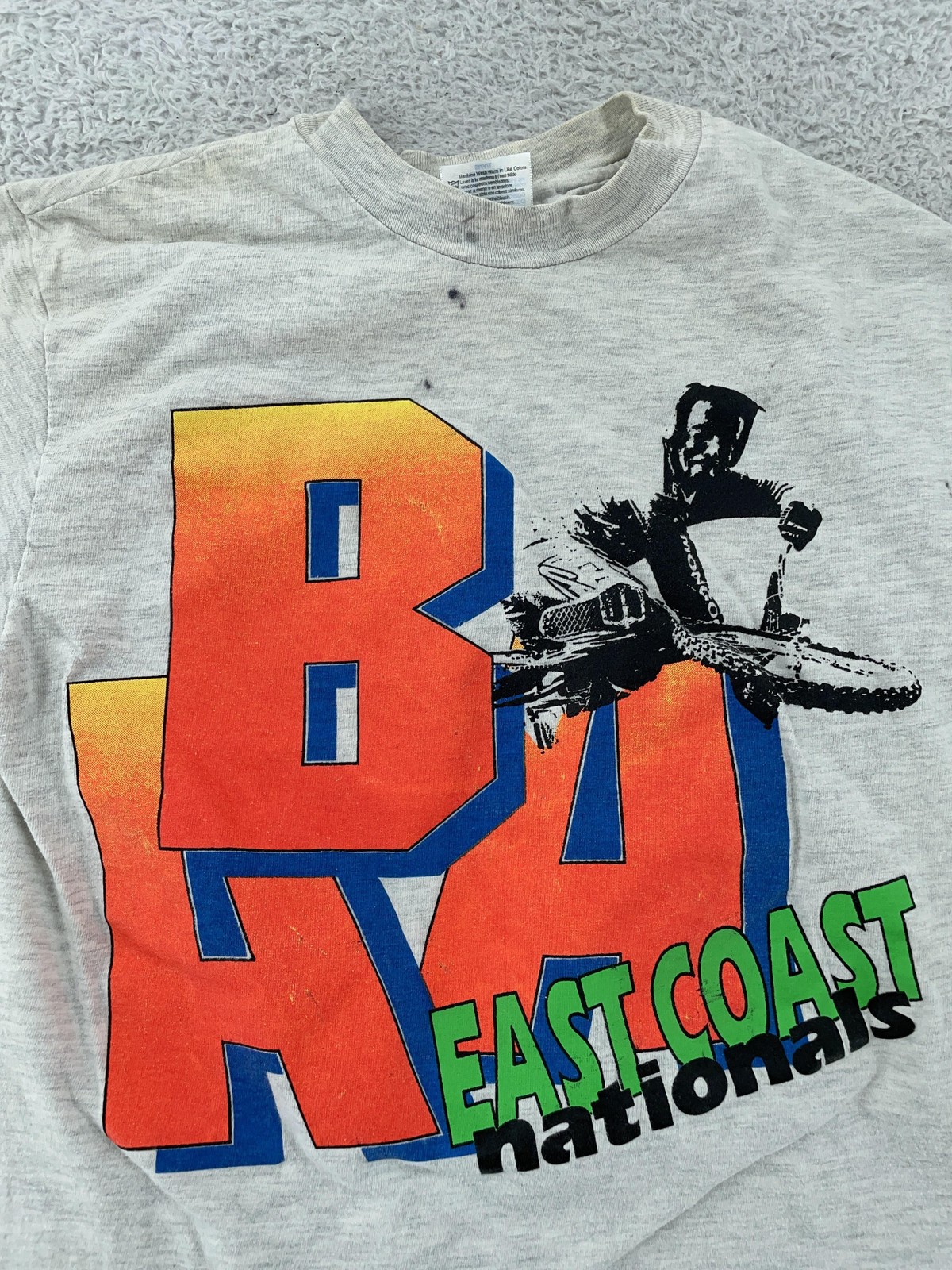 Vtg 90s ABA East Coast Nationals BMX T-Shirt 2XS Bike Williamston North Carolina