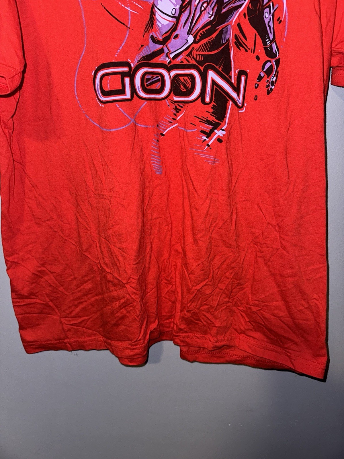 2024 Defcon 32 “Goon” Staff T-Shirt Graphic Red/Purple/Black Size X-Large RARE