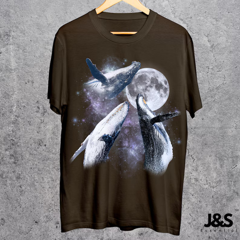 Three Whale Retro Moon Comfort Tee