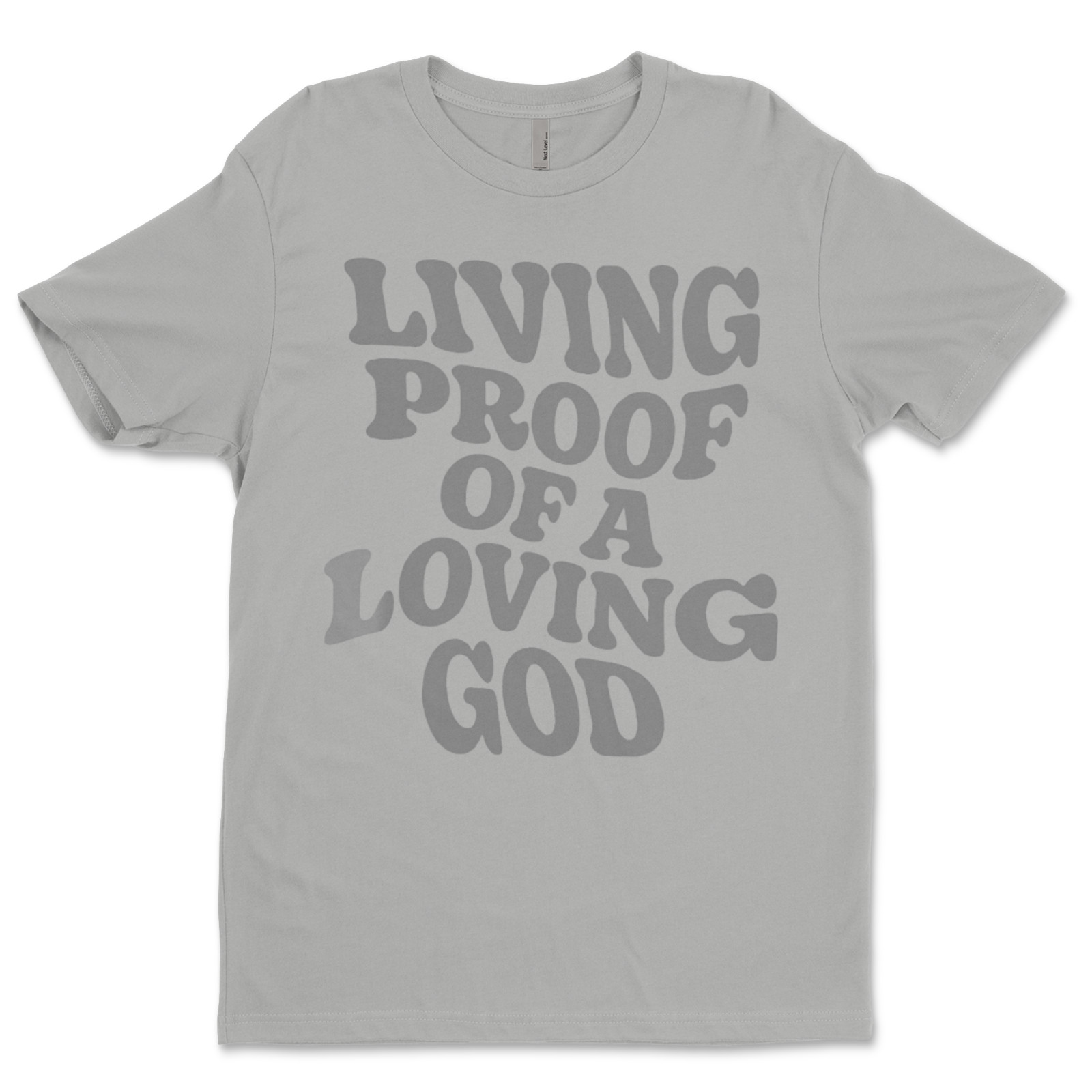 DTF Living Proof/ Custom Unisex Soft Style T-Shirts, Next Level- Cotton