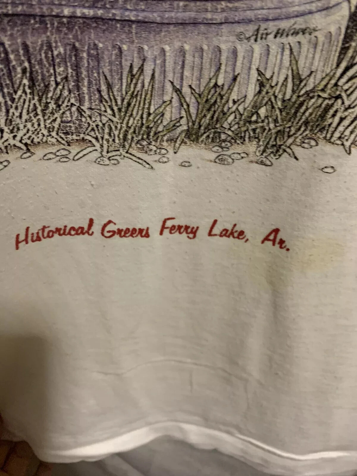 Vintage Farmer Shirt Adult Large White Long Sleeve Men’s Pullover Graphic 90’s