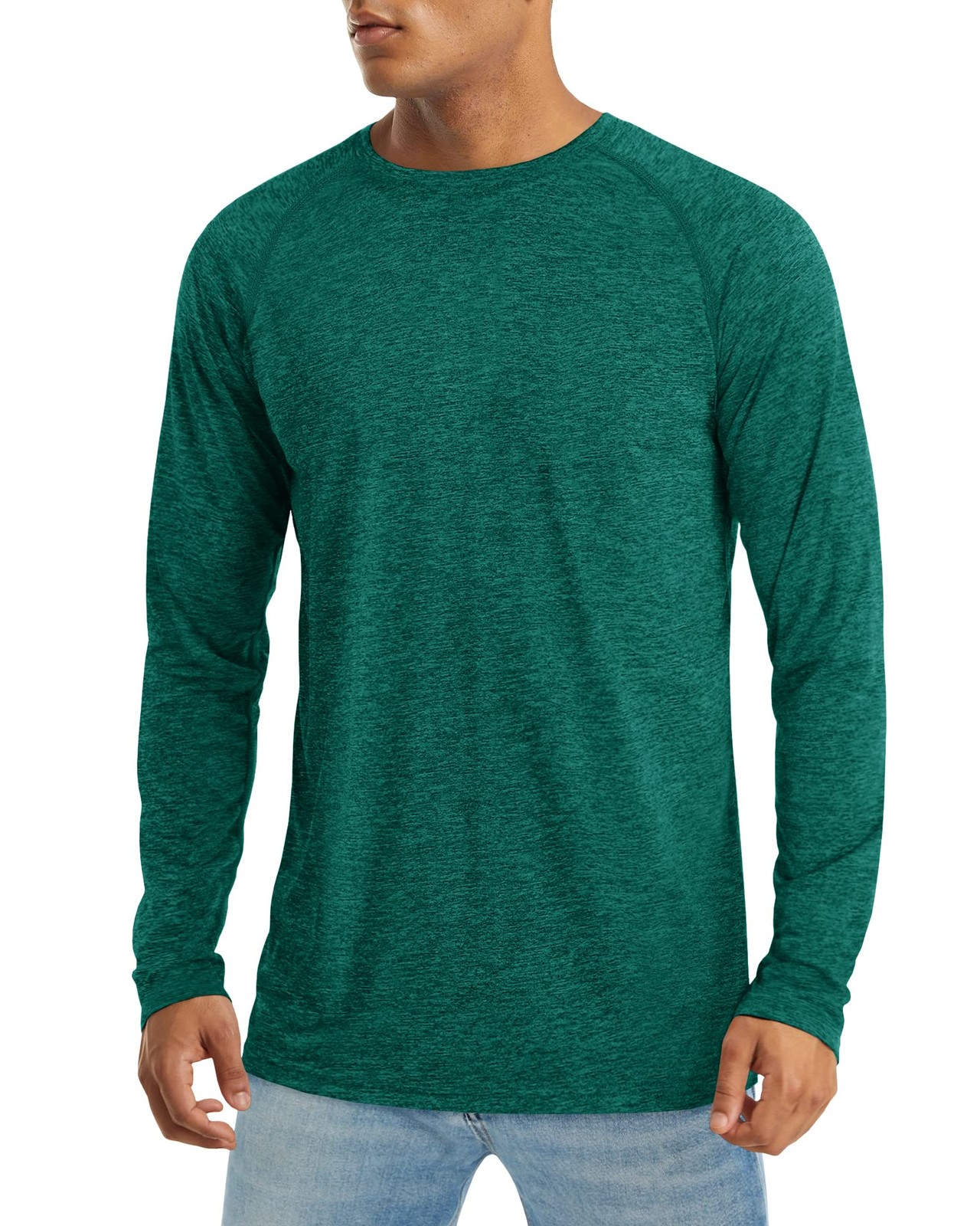 UPF 50 Shirts for Men Long Sleeve Lightweight Dry Fit Sun Protection Shirt Su…