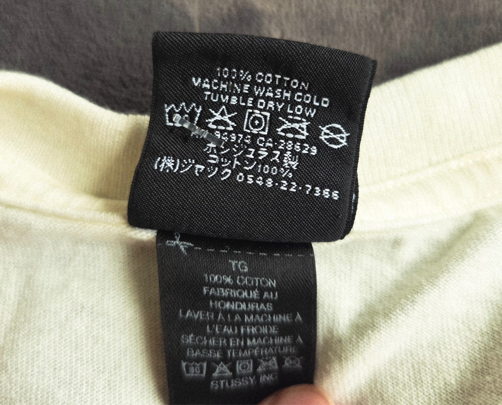 Stussy Skulls Pigment Dyed T-Shirt XL NWT