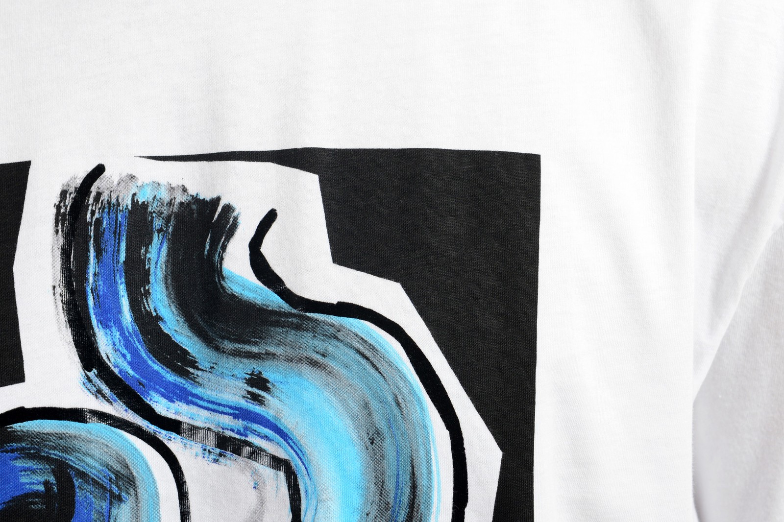 Just Cavalli Men’s White Graphic Print Crewneck T-Shirt US 2XL IT 56