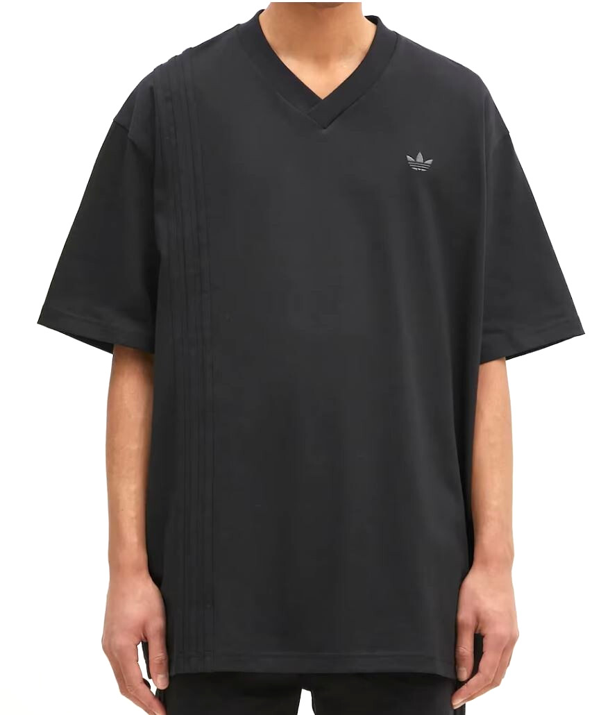 NEW MENS ADIDAS ORIGINALS FRONT 3-STRIPES TREFOIL SHIRT ~SIZE MEDIUM #JD2301 BM