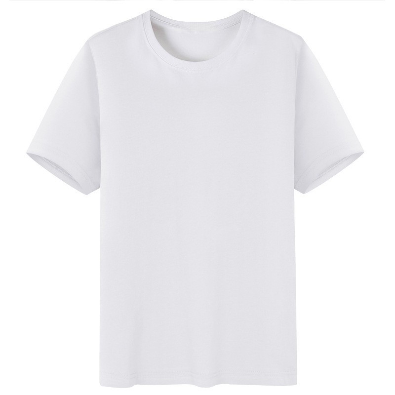 New Universal Men’s Polyester Fiber Plain Crew Neck Short Sleeves T-Shirt M-5XL