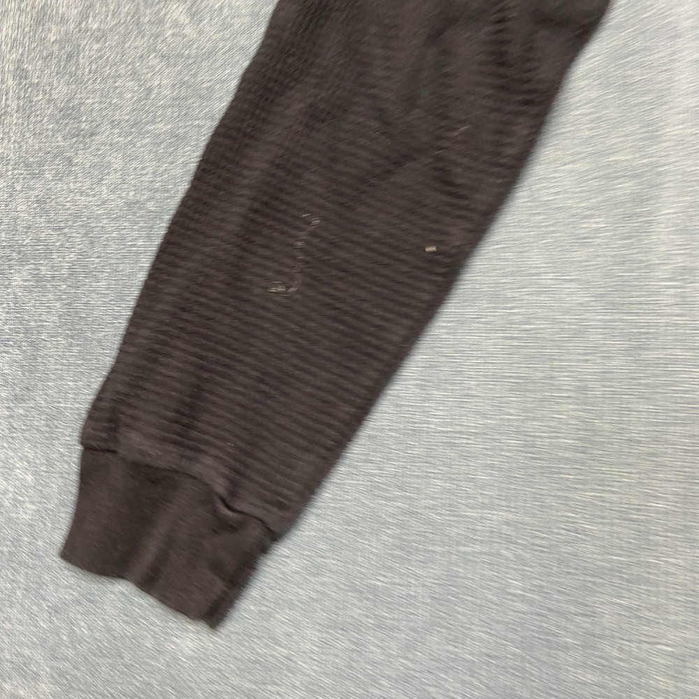 Hollister Must Have Collection French Terry Shirt Mens Medium Black Round Hem