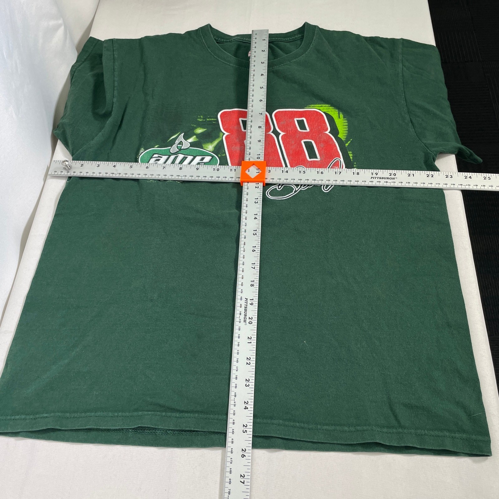 Dale Earnhardt Jr #88 NASCAR Winner’s Circle Amp Energy Green T-Shirt Mens LARGE