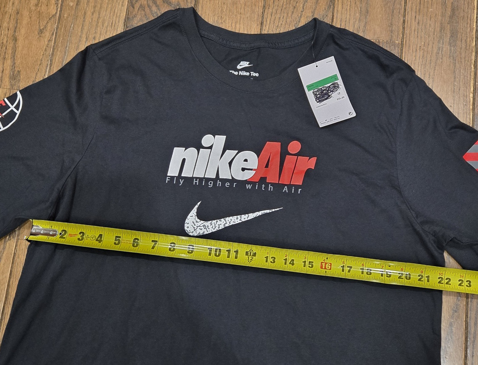 Nike Sportswear NSW Swoosh By Air Long Sleeve Black Shirt Men’s XL NWT
