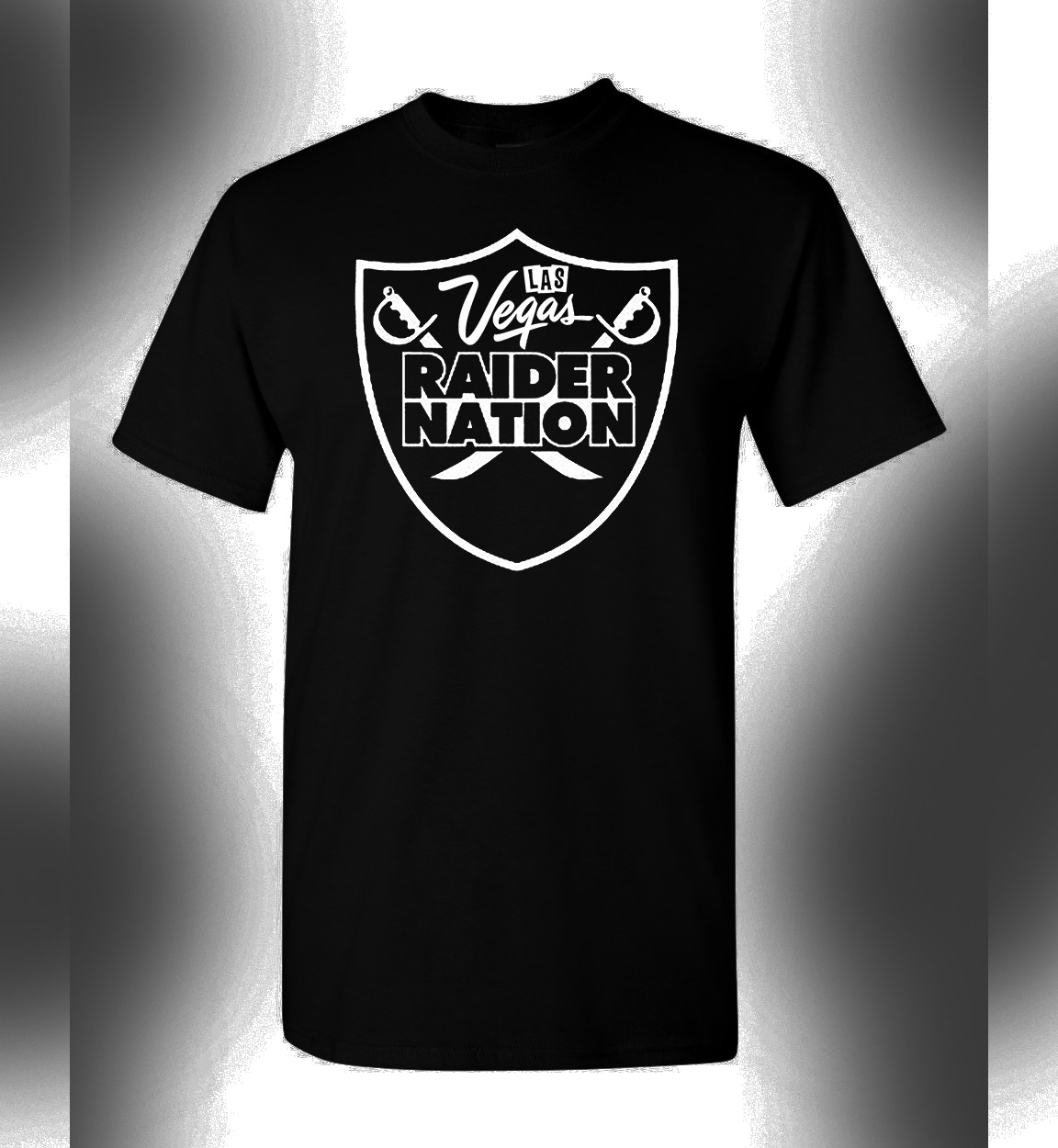 Las Vegas Raiders Graphic T-Shirt Raider Nation Sin City Oakland Los Angeles NFL