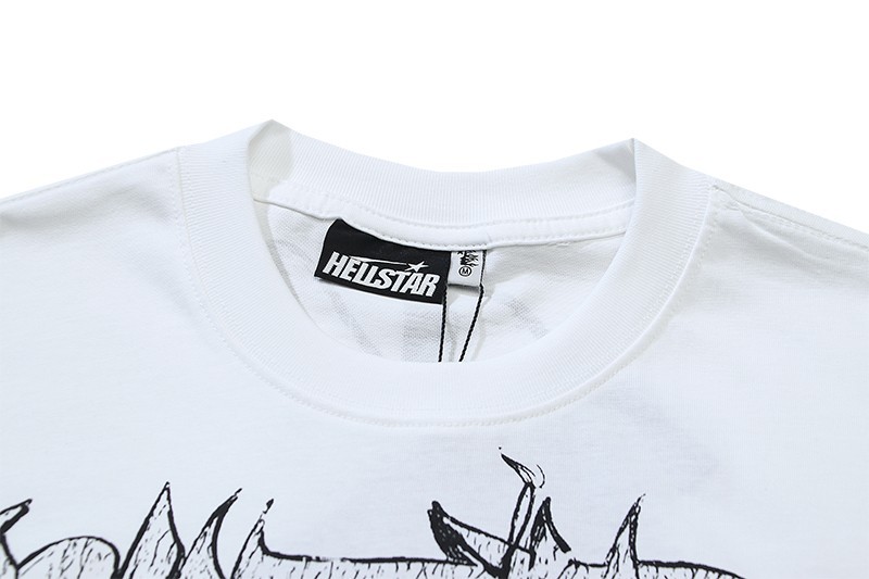 HELL STUDIOS STAR Classic EYE OF HELL Big Logo Cotton Tee Mens T-shirt