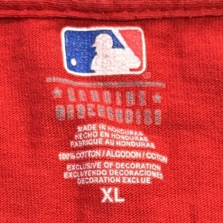 Boston Red Sox Genuine Merchandise T Shirt Mens XL Red MLB Baseball Fan Tee