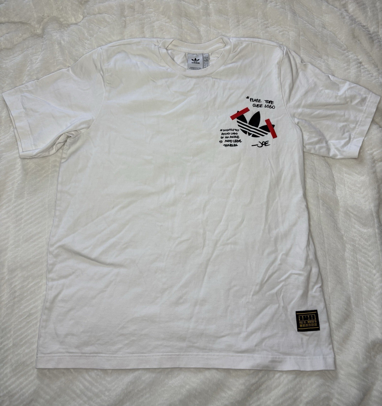 Adidas by Joe Fresh Goods Sketchbook Tee T Shirt Men’s XL
