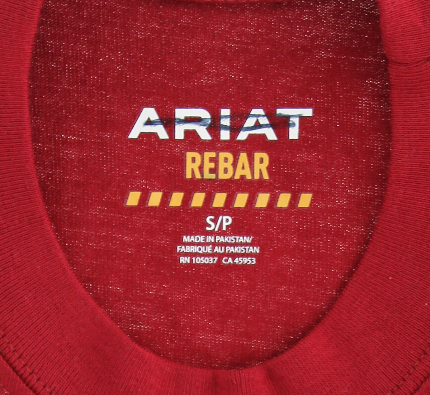 Ariat Men’s Graphic T-Shirt Rebar Cotton Strong Blended, Short Sleeve Pre-Wash