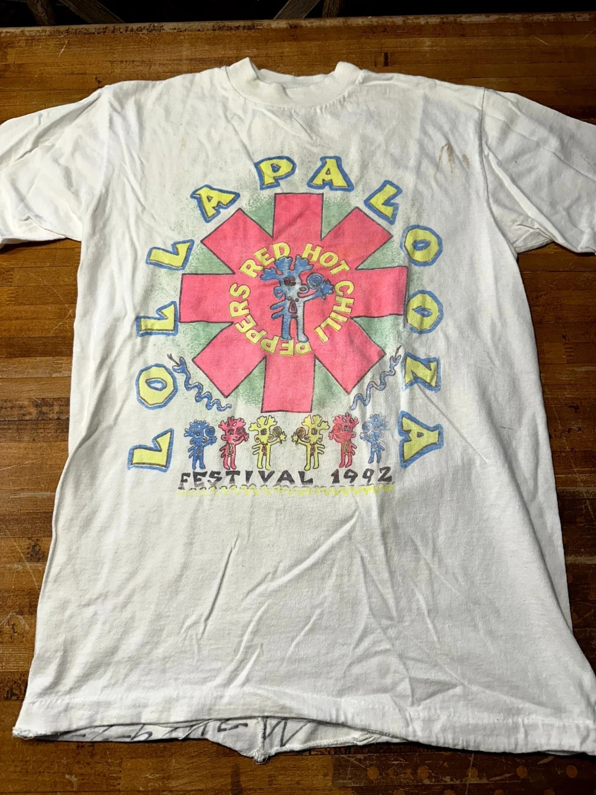 Red Hot Chili Peppers Lollapalooza 1992 T Shirt