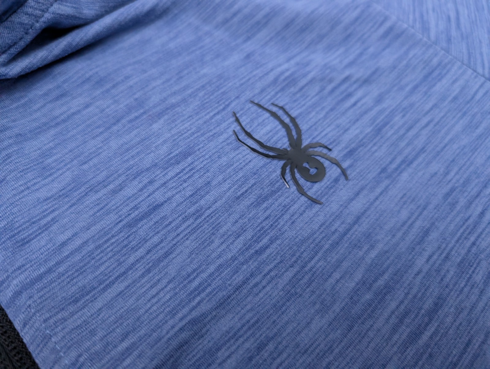 Spyder Active Athletic Shirt Sz Small Quarter Zip Pullover Blue Athleisure 1210