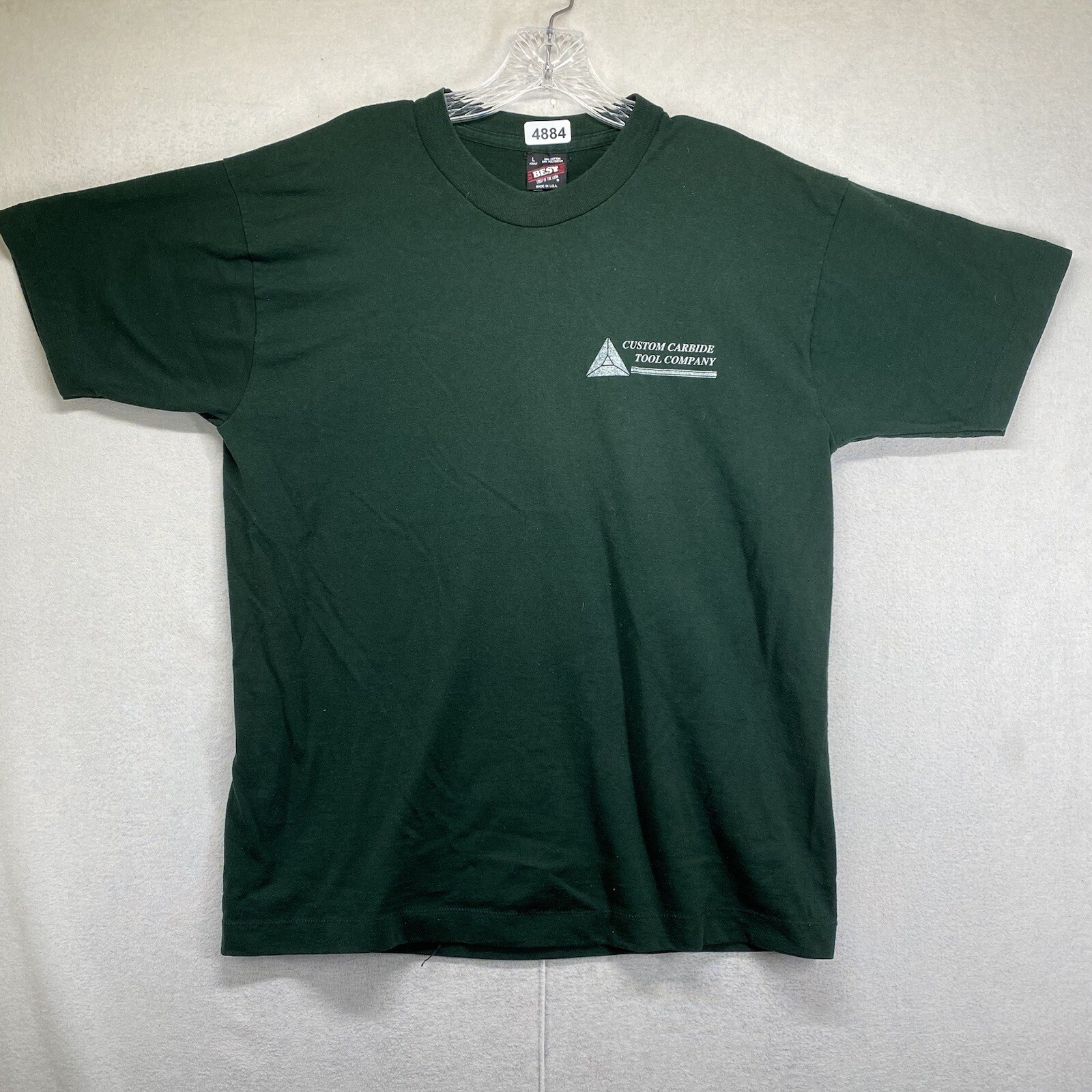 Vintage 90s Single Stitch T-Shirt Men’s Medium Custom Carbide Tool Company
