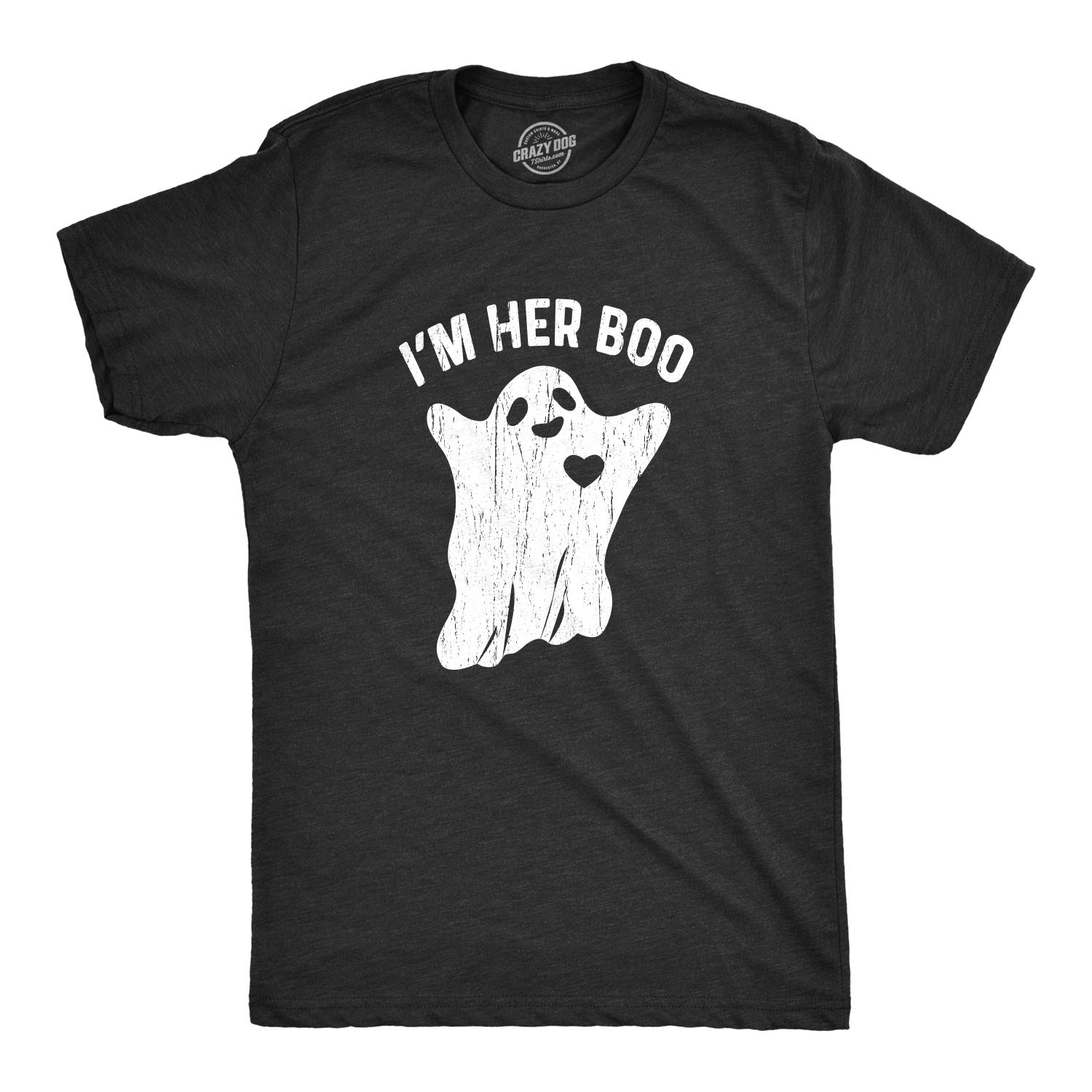 Mens I’m Her Boo T Shirt Funny Halloween Ghost Dating Relationship Tee